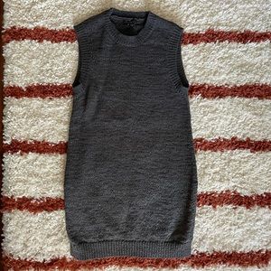 Theory Long Woven Sweater Tank S/P